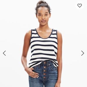 🌊☀️Madewell Coastland Tank Top in Stripe
